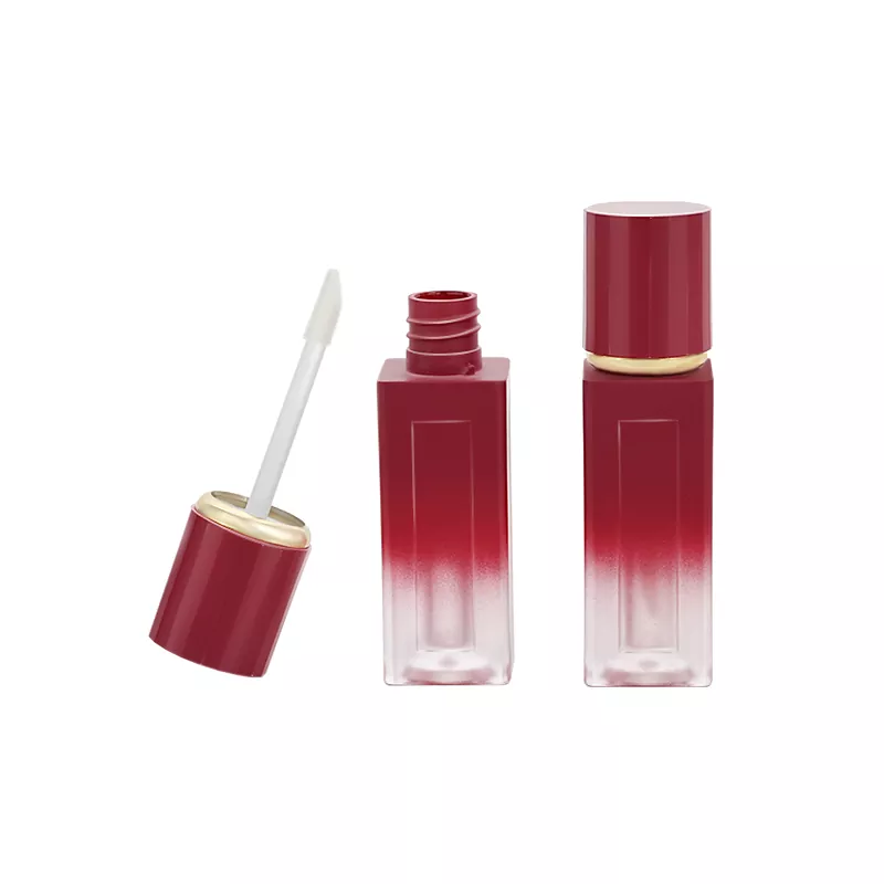 Tubo di rossetto del coperchio quadrato con colore gradiente