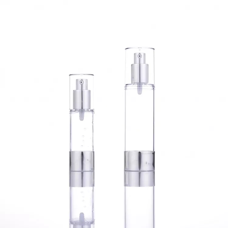 Flacone con pompa airless da 50 ml riciclato al 100% PCR